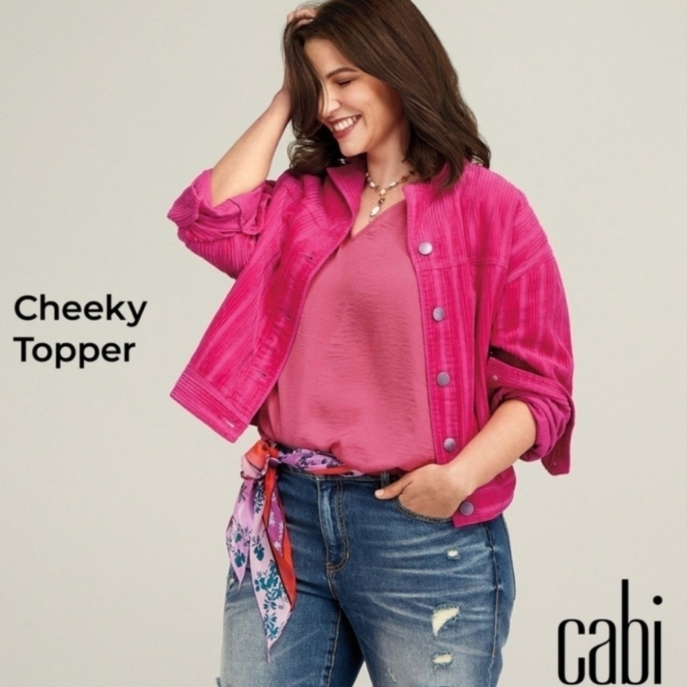 Nwt Cabi S SMALL Cheeky Topper Corduroy Joyride Jacket Coat 4124